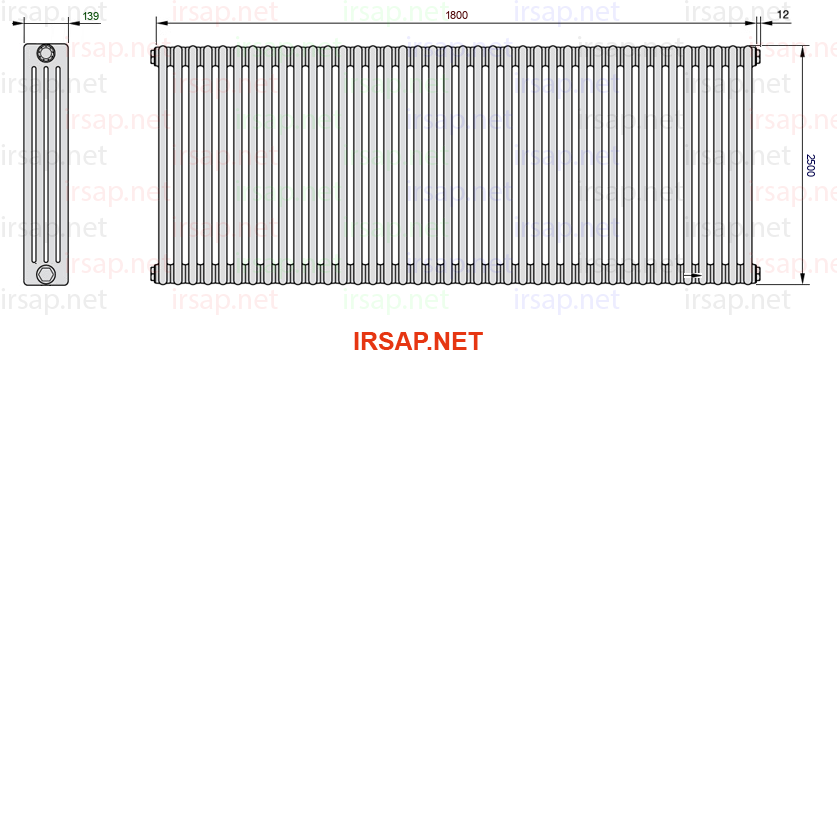 Радиатор IRSAP Tesi 42500/40 T14 CL 01